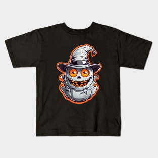 Halloween Pumpkin Monster Kids T-Shirt